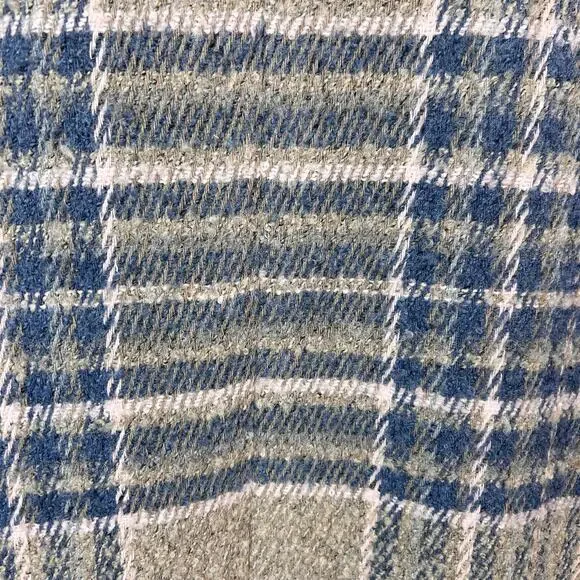 Basler‎ jacket women's Large XL wool long plaid blazer overcoat FR 46 lagenlook